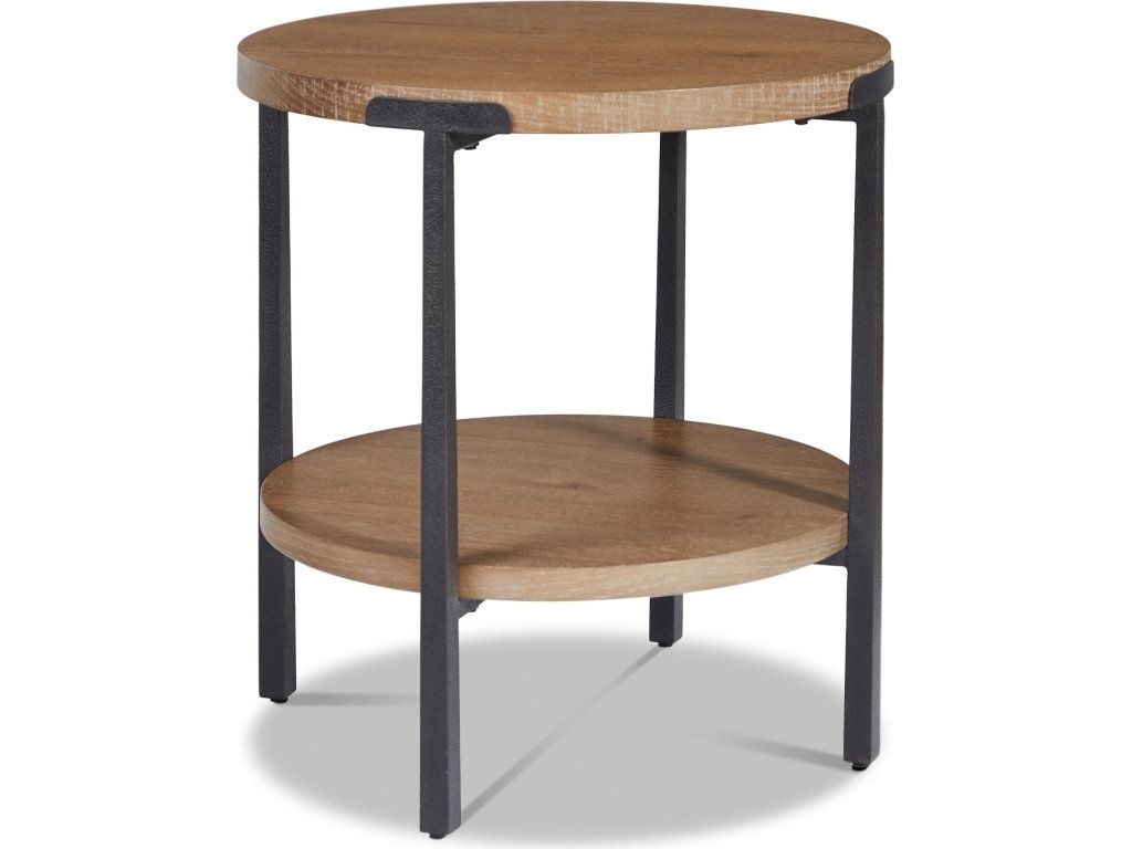 Millwork Brown Round End Table - main image