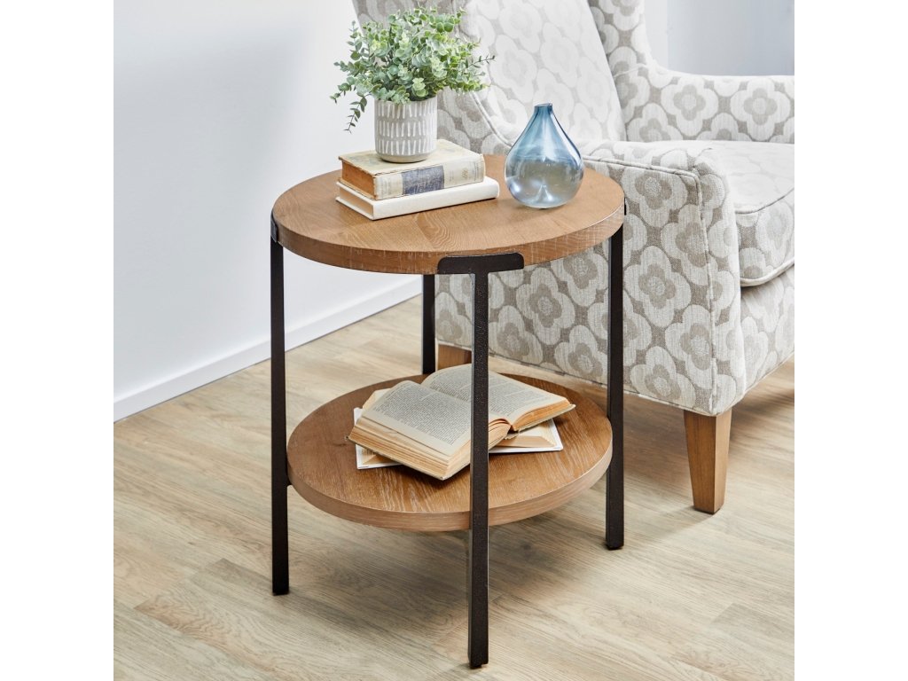 Millwork Brown Round End Table - image 6
