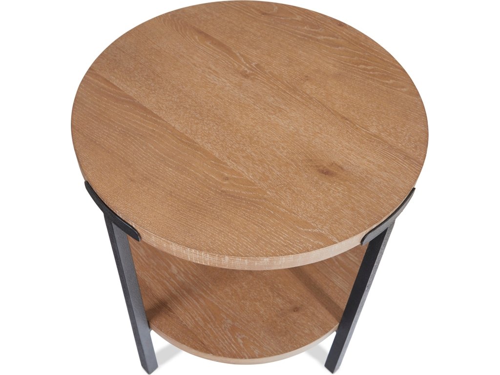 Millwork Brown Round End Table - image 8