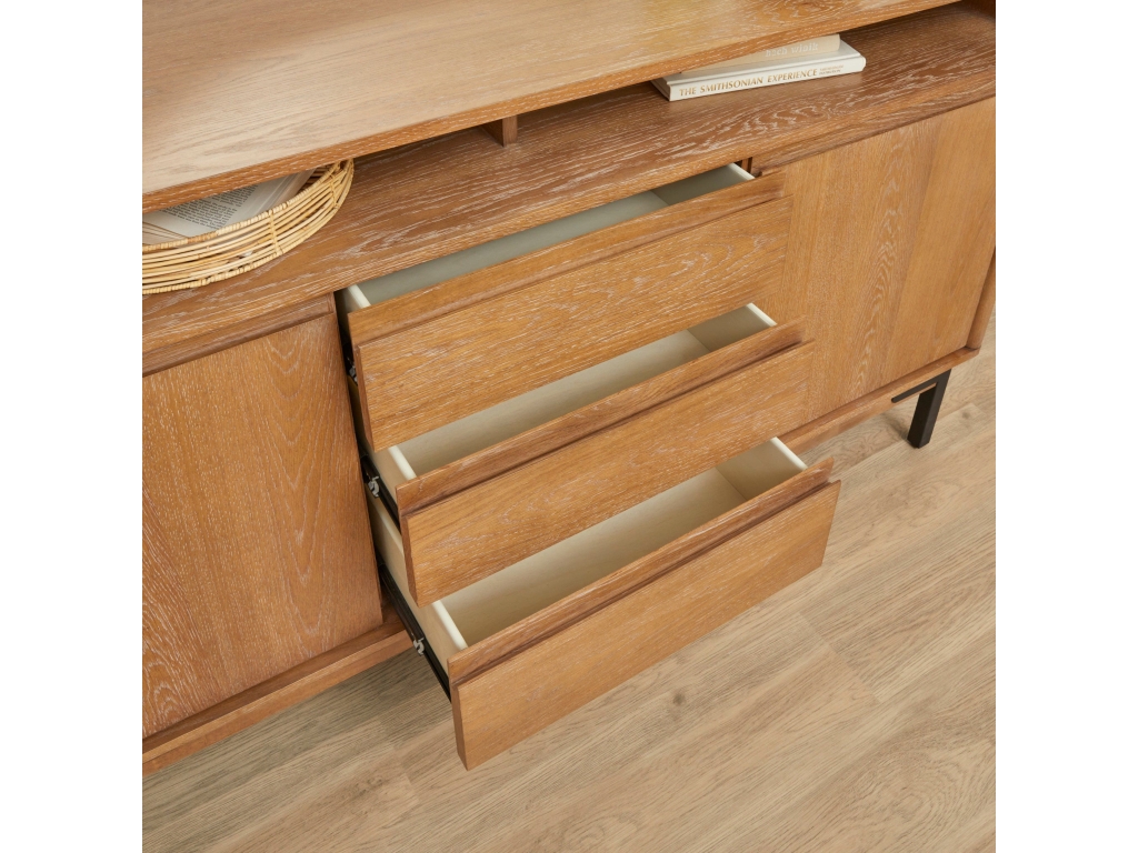 Millwork Brown Sideboard - image 7
