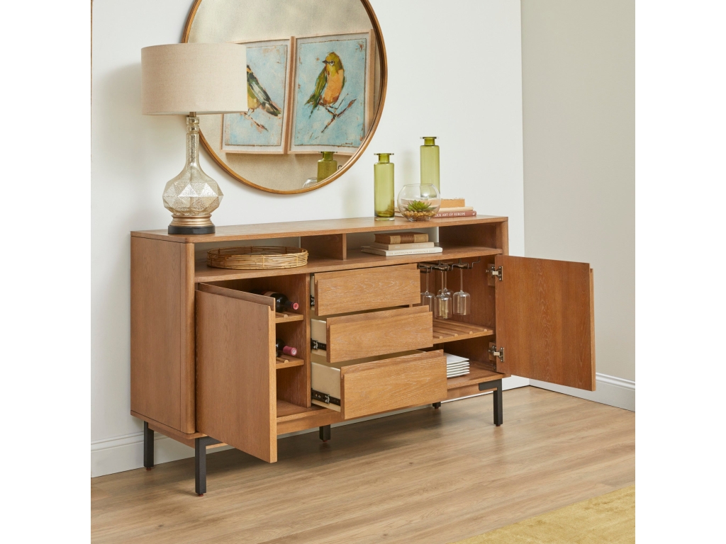Millwork Brown Sideboard - image 8