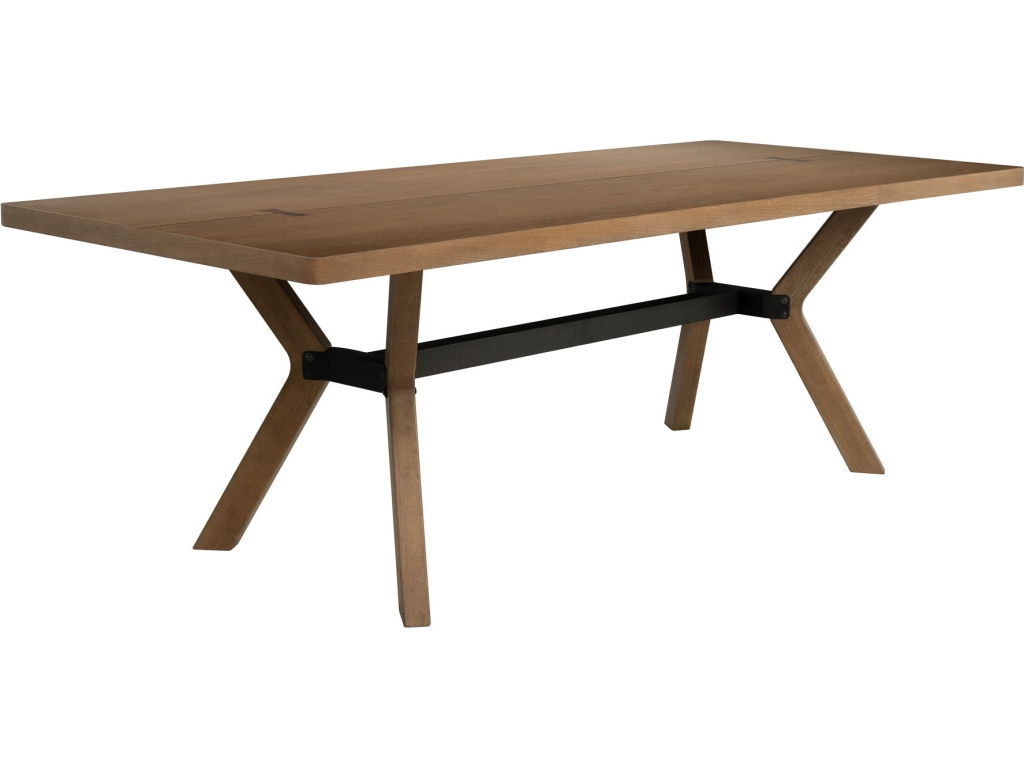 Millwork Brown Rectangular Dining Table - main image