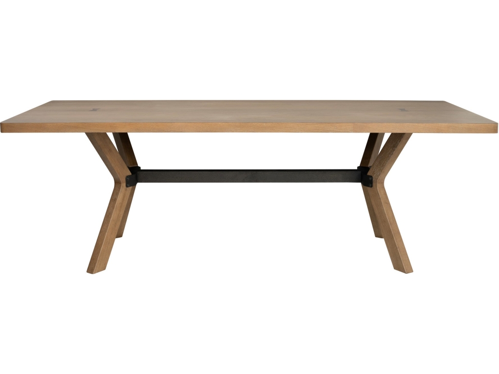 Millwork Brown Rectangular Dining Table - image 2