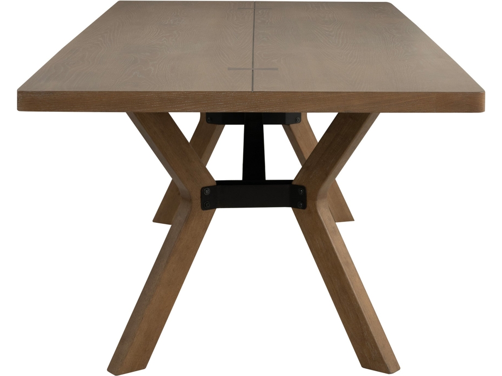 Millwork Brown Rectangular Dining Table - image 3