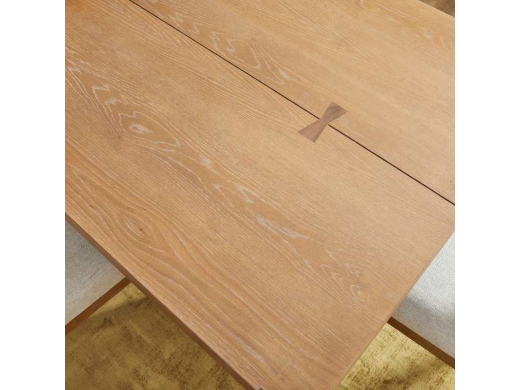 Millwork Brown Rectangular Dining Table - image 6