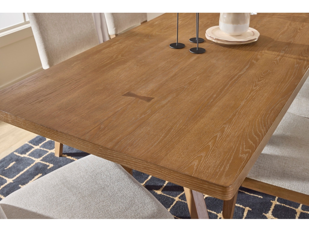 Millwork Brown Rectangular Dining Table - image 7