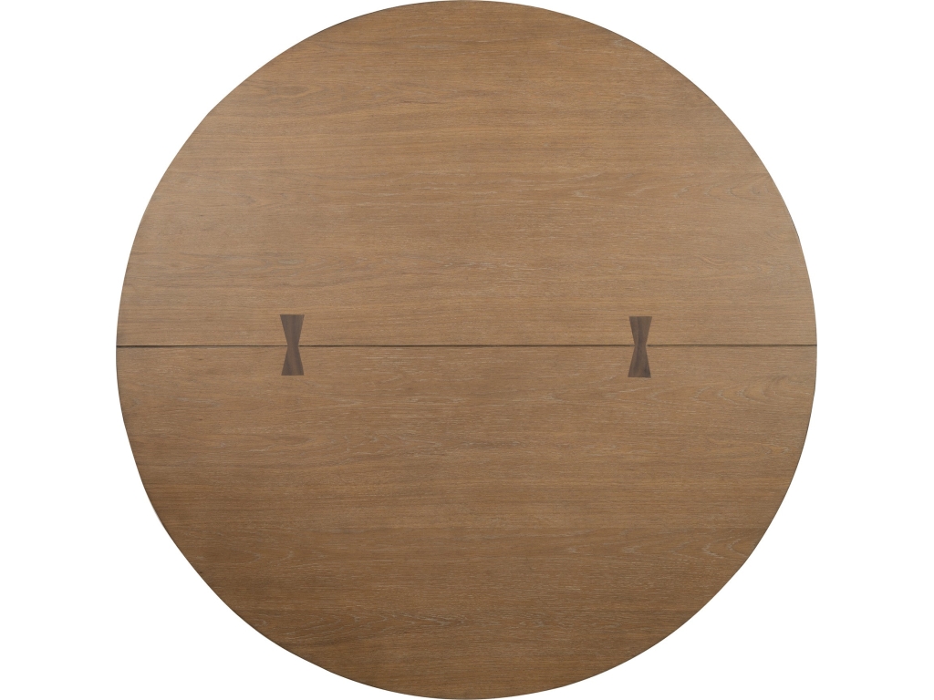 Millwork Brown Round Dining Table - image 10