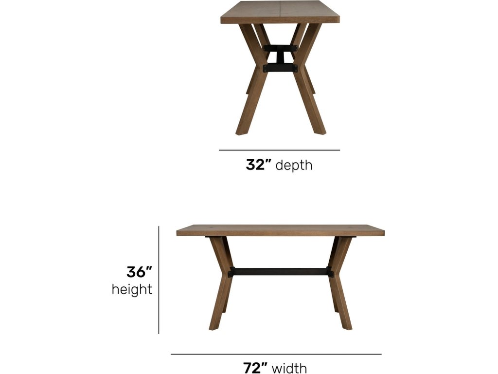 Millwork Brown Friendship Table - image 4