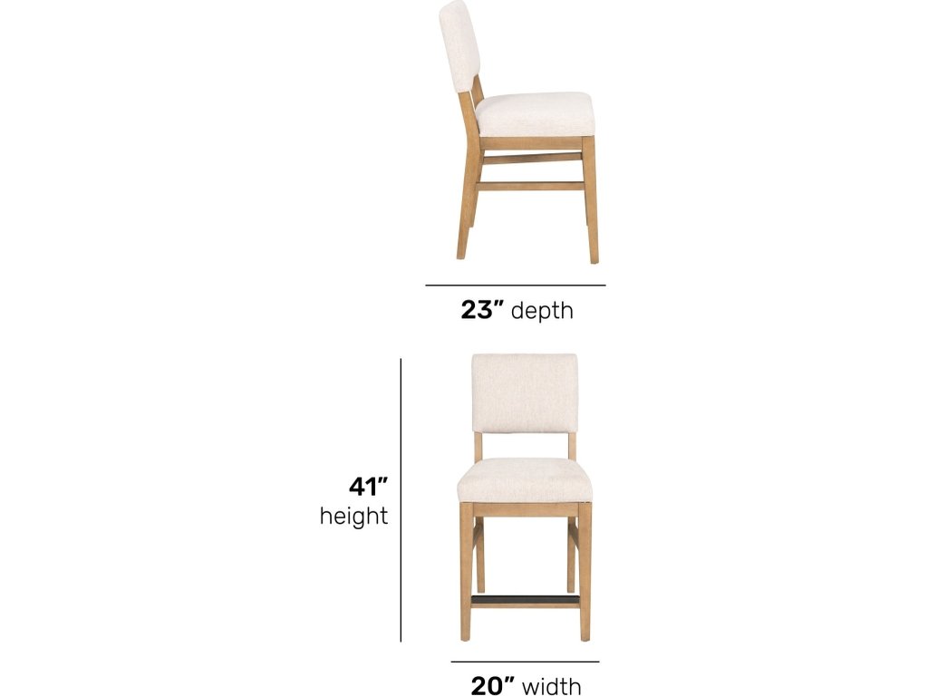 Millwork Off-White Counter Chair - image 4