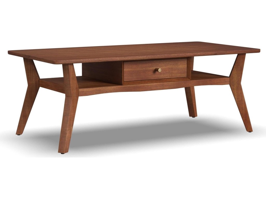 Ludwig Brown Rectangular Coffee Table - main image