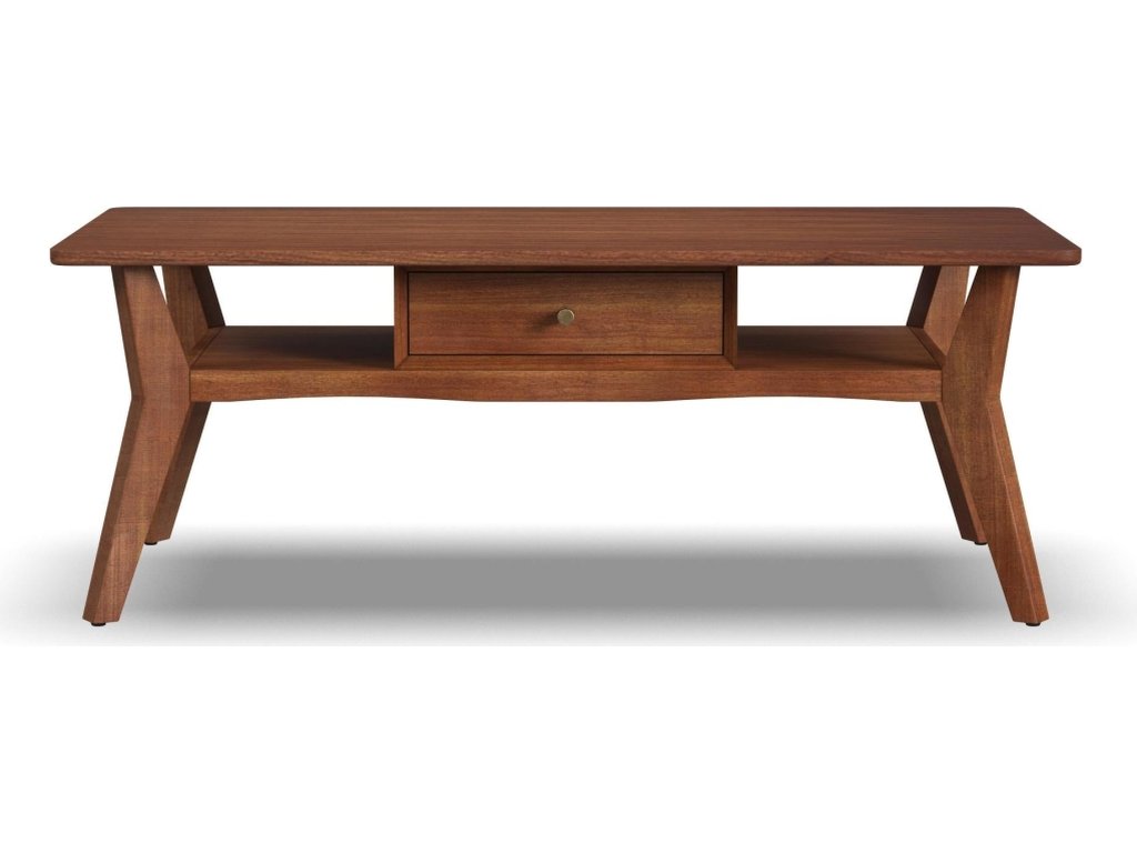 Ludwig Brown Rectangular Coffee Table - image 2