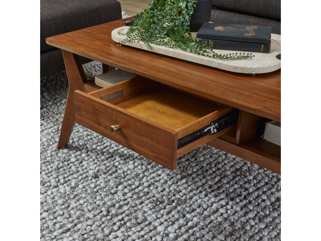 Ludwig Brown Rectangular Coffee Table - image 5