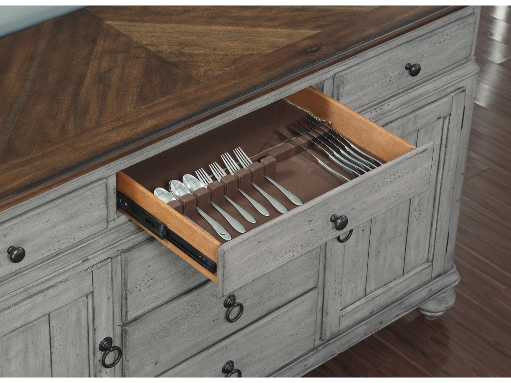 Plymouth Gray Buffet - image 4