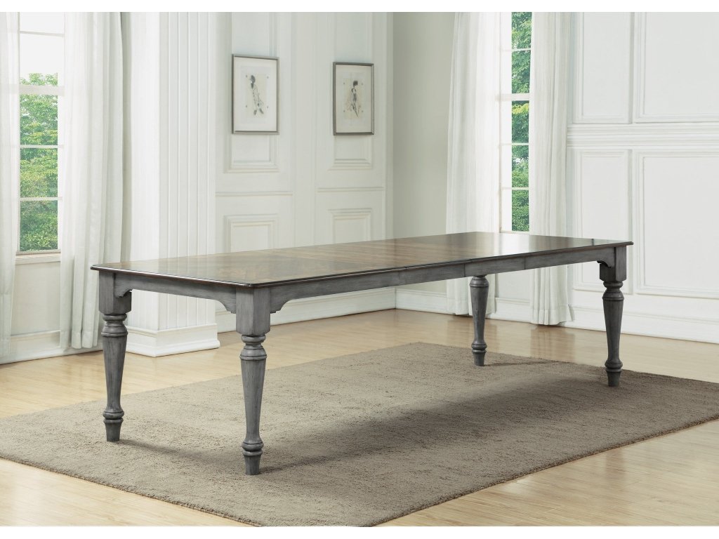 Plymouth Gray Rectangular Dining Table - image 4