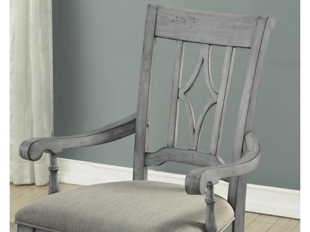 Plymouth Gray Pair of Dining Chairs - image 4