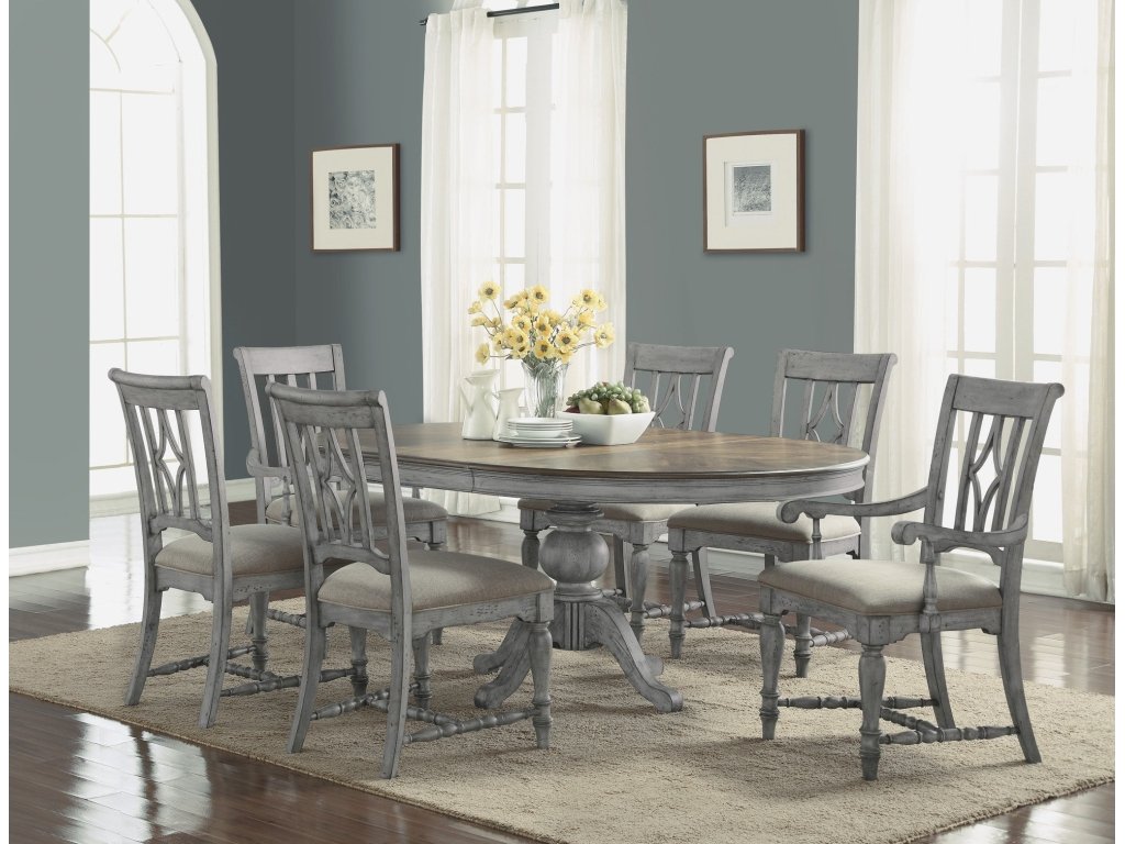 Plymouth Gray Pair of Dining Chairs - image 5