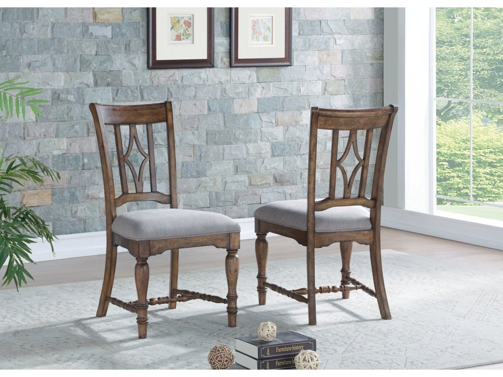 Plymouth Gray Upholstered Dining Chair - image 1