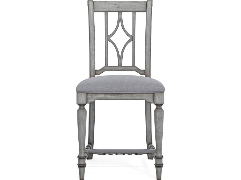 Plymouth Gray Pair of Armless Dining Chairs - image 2