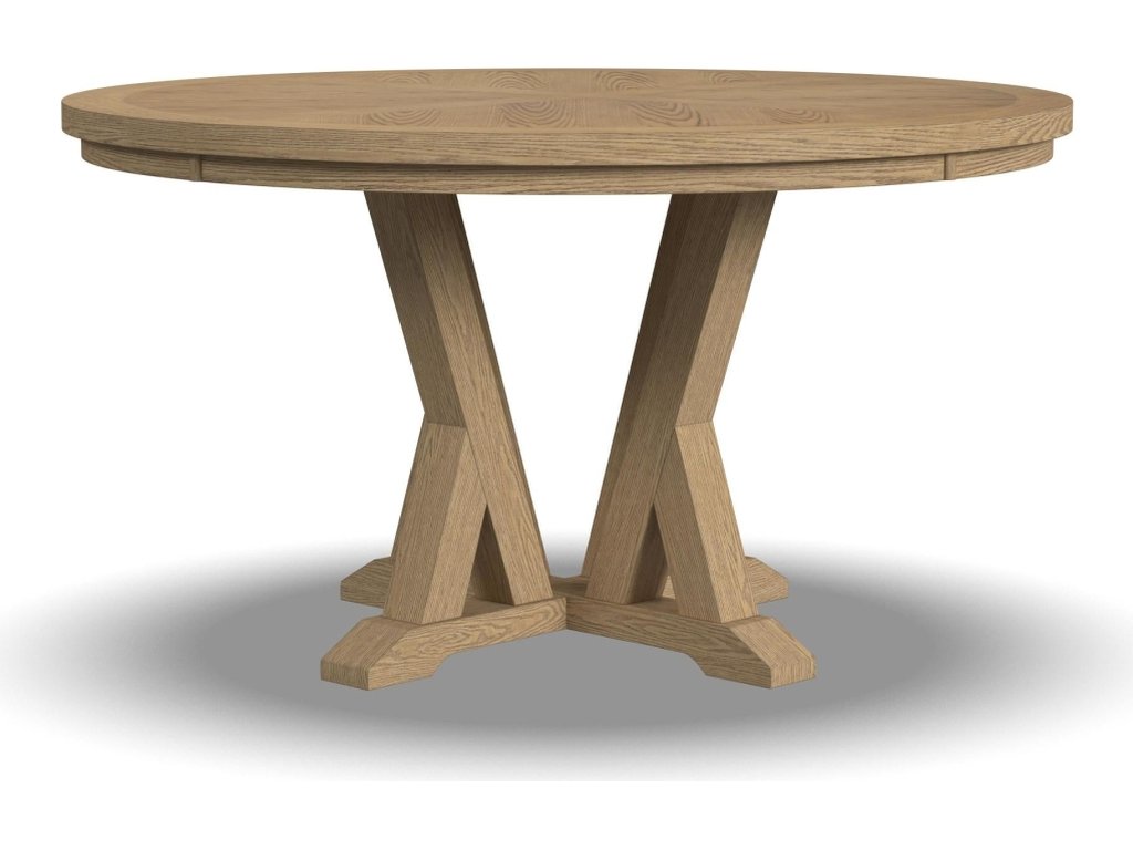 Lattice Brown Round Dining Table - image 3
