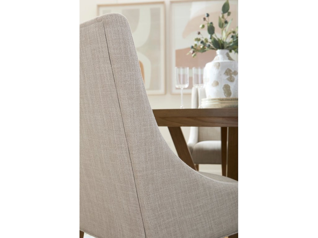 Lattice Fabric Upholstered Dining Chair - image 1