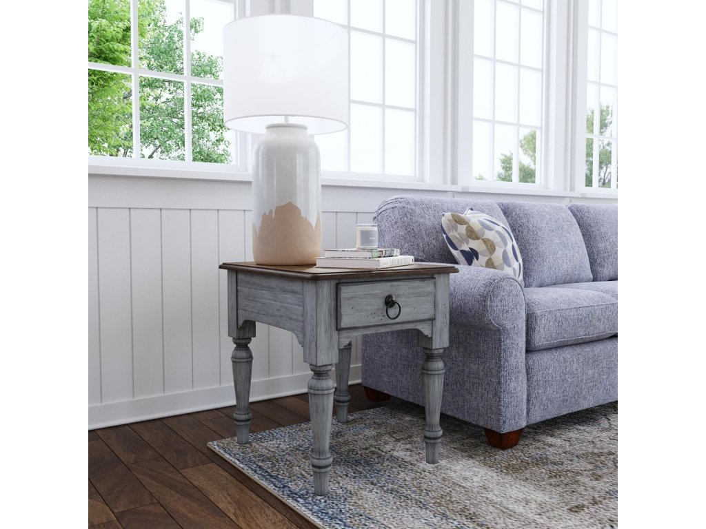Plymouth Gray End Table - image 1