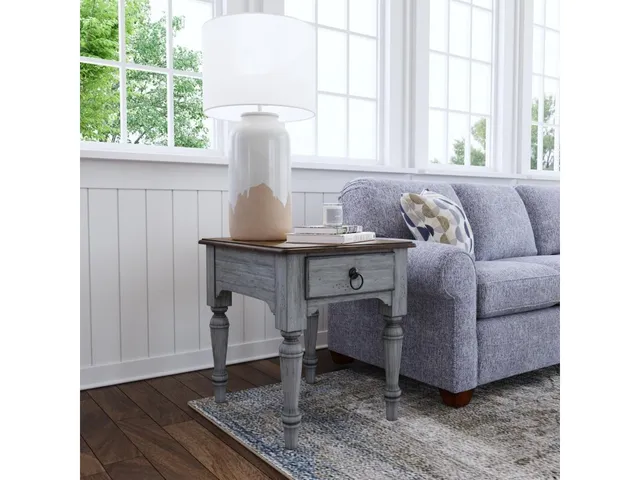 Plymouth Gray End Table - Alternative View