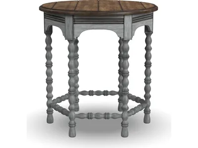 Plymouth Gray End Table