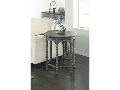 Plymouth Gray End Table