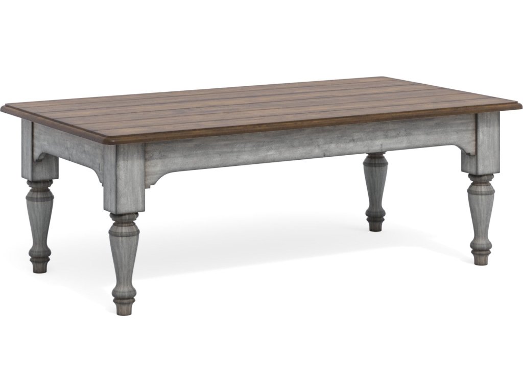 Plymouth Gray Rectangular Coffee Table - main image