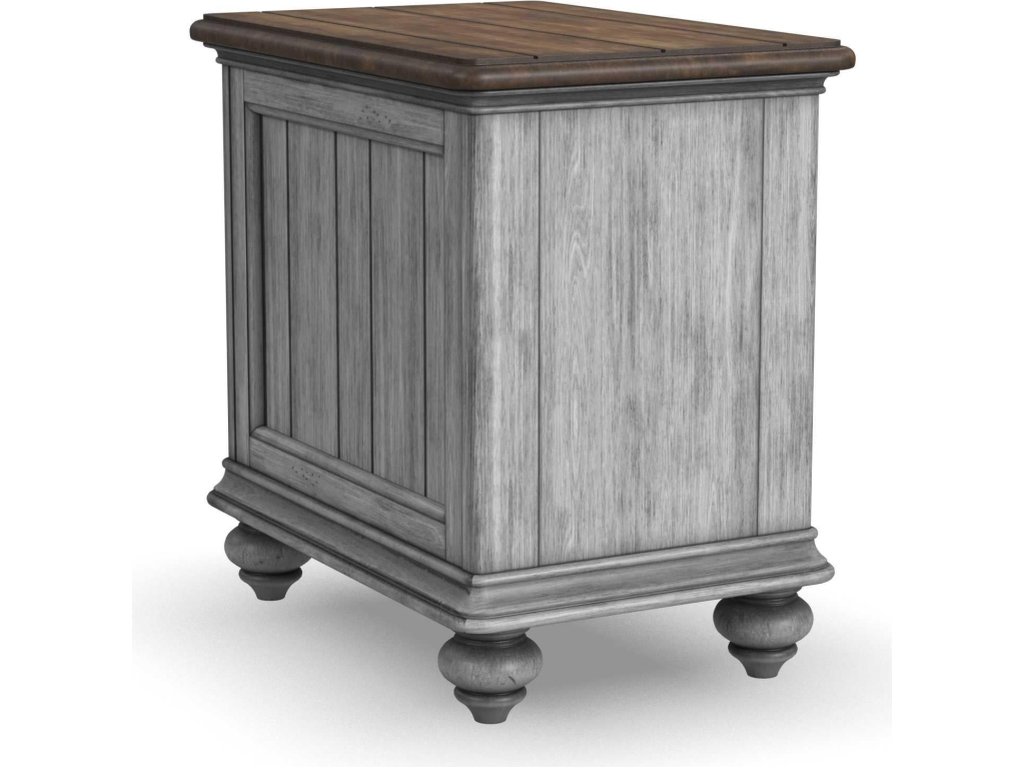 Plymouth Gray Chairside Table - image 6