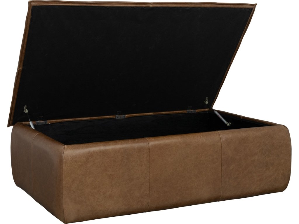 Crawford Chestnut Rectangular Storage Ottoman - image 6