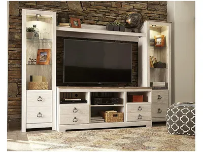 Willowton 4-Piece Entertainment Center