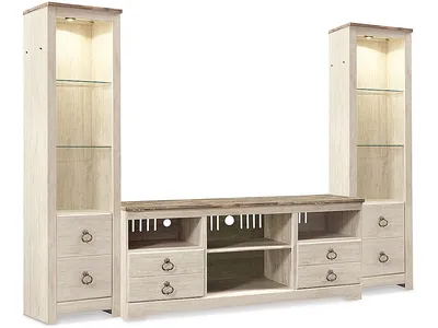 Willowton 3-Piece Entertainment Center