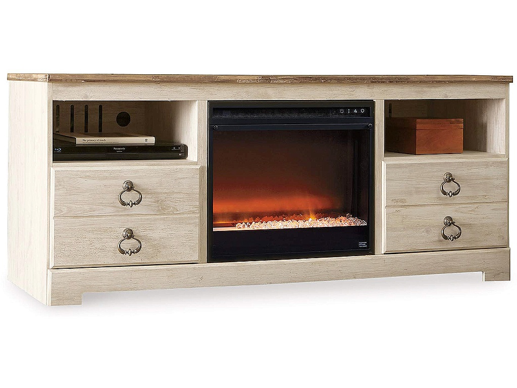 Willowton 64" TV Stand with Electric Fireplace - main image
