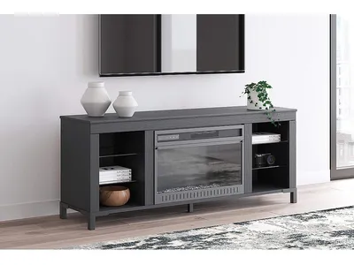 Cayberry 60" TV Stand with Electric Fireplace - Alternative View