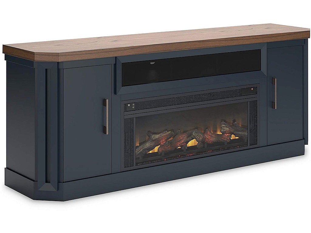 Landocken 83" TV Stand with Electric Fireplace - main image
