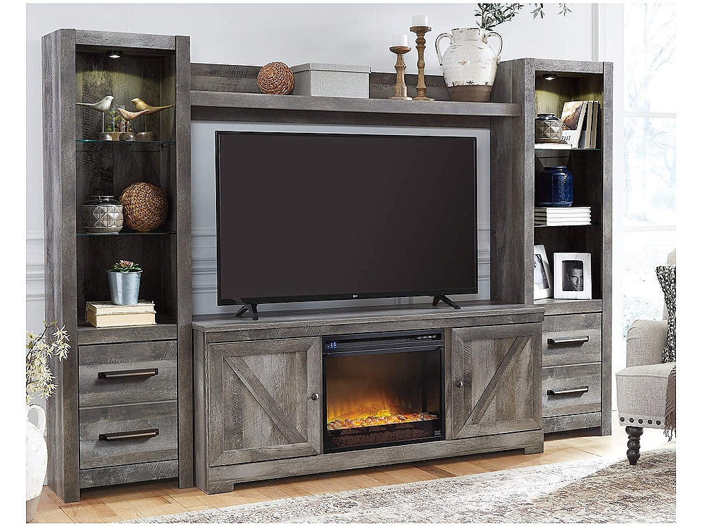 Wynnlow 4-Piece Entertainment Center with Electric Fireplace - image 1