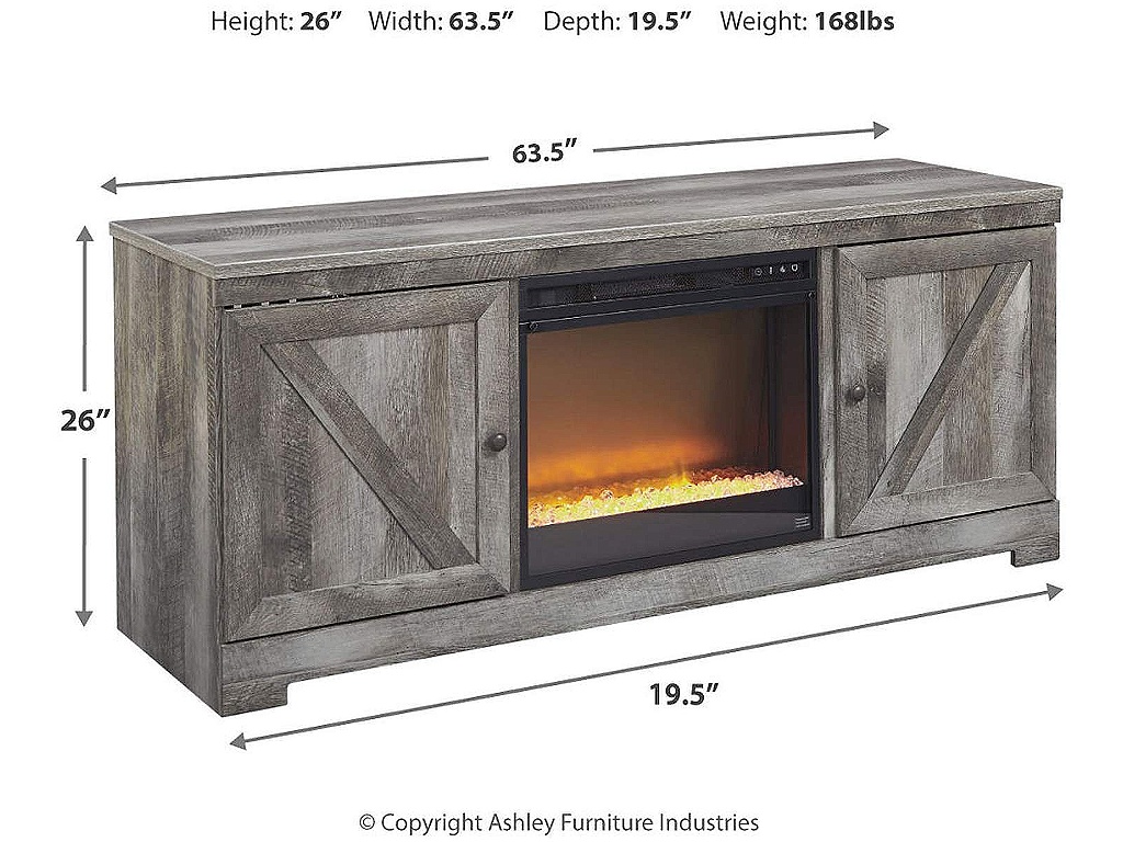 Wynnlow 63" TV Stand with Electric Fireplace - image 3