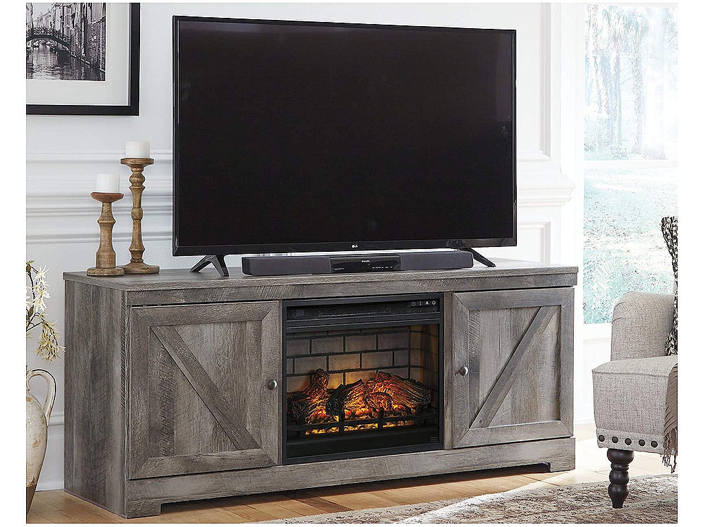 Wynnlow 63" TV Stand with Electric Fireplace - image 1