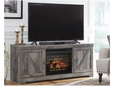 Wynnlow 63" TV Stand with Electric Fireplace