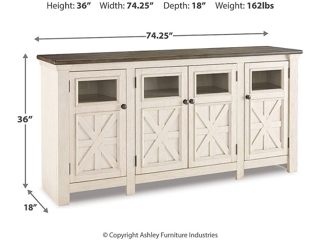 Bolanburg 74" TV Stand - image 3