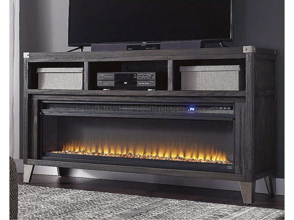 Todoe 65" TV Stand with Electric Fireplace - image 1