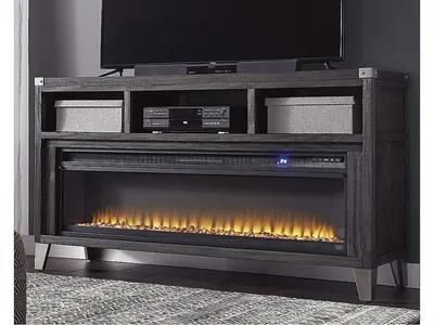 Todoe 65" TV Stand with Electric Fireplace