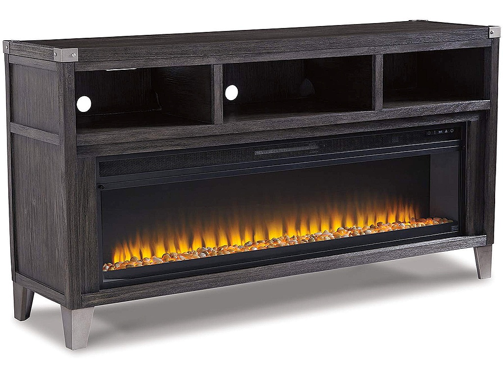 Todoe 65" TV Stand with Electric Fireplace - main image