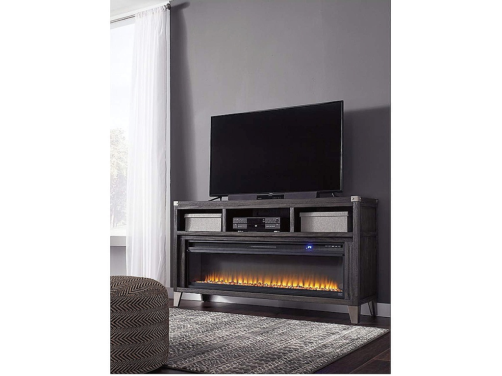 Todoe 65" TV Stand with Electric Fireplace - image 2