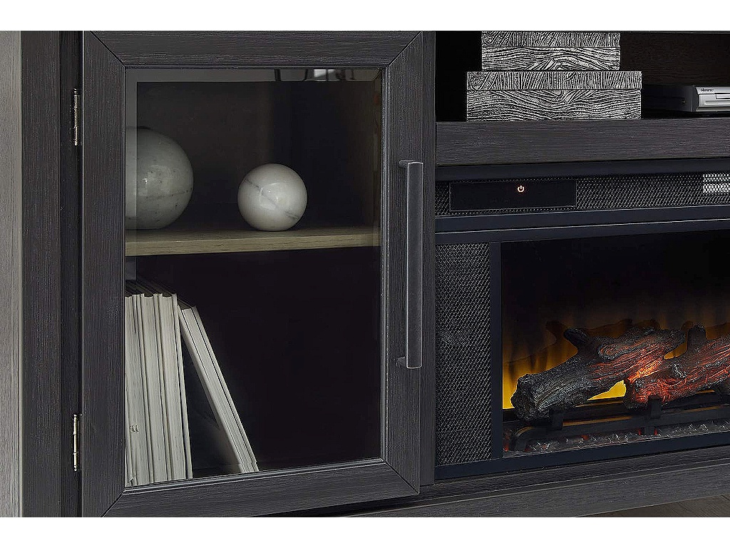 Foyland 83" TV Stand with Electric Fireplace - image 5