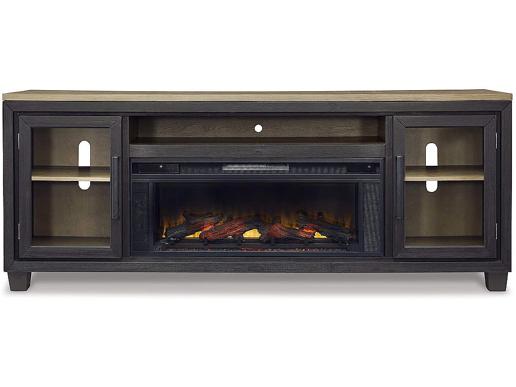 Foyland 83" TV Stand with Electric Fireplace - image 3