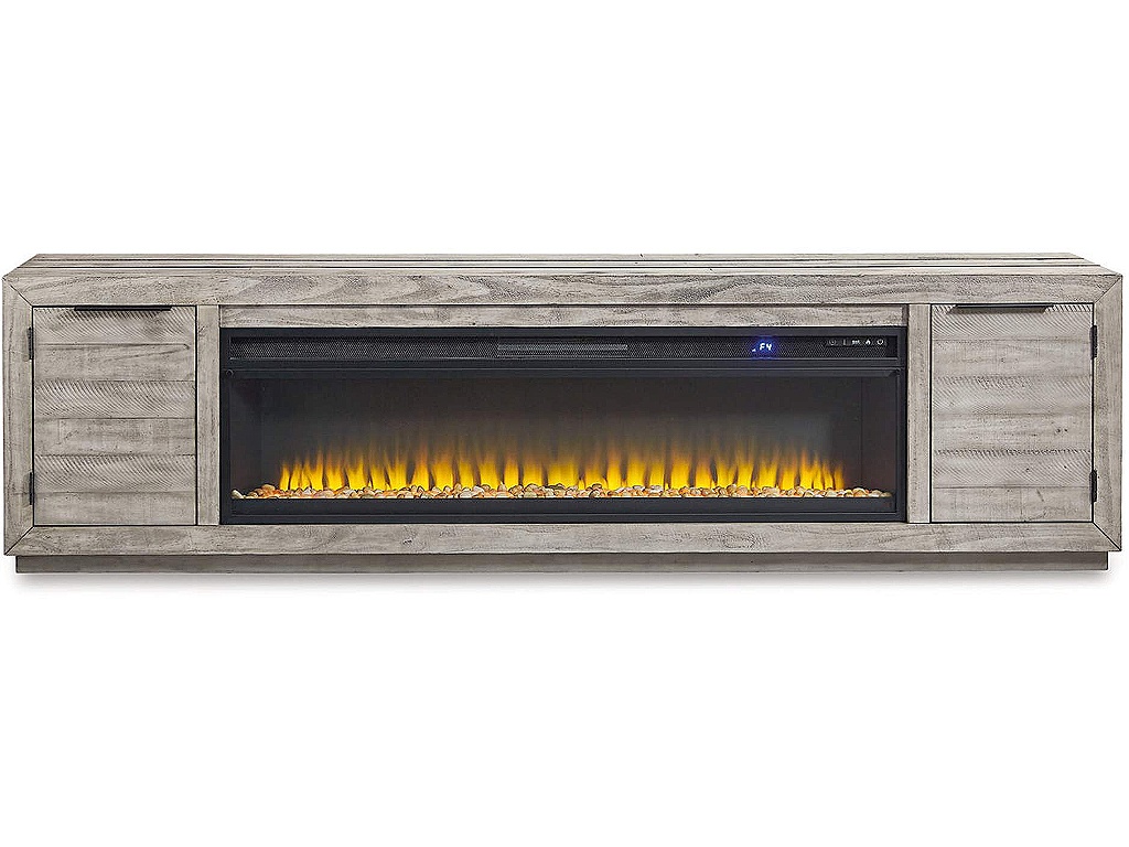 Naydell 92" TV Stand with Electric Fireplace - image 3