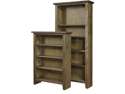 Bookcase 60"H 1 Fixed &Amp; 2 Adj Shelves