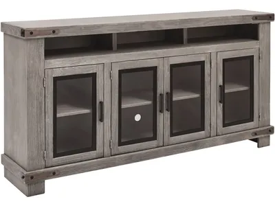79" Highboy Console W/ 4 Doors